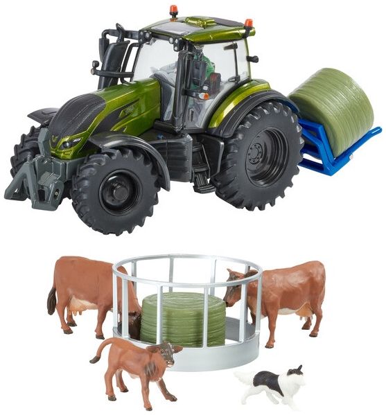 Metallic Olive Green Valtra Playset 1:32 – diecast model