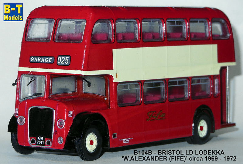 Bristol Lodekka LD1 - Fife (Route 025) 1:76 – diecast model
