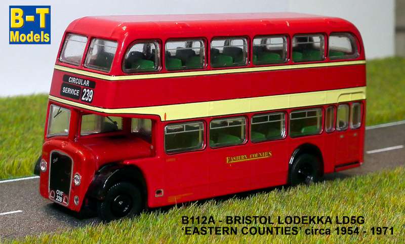 Bristol Lodekka LD5G - Eastern Counties 1:76 – diecast model