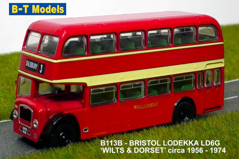 Bristol Lodekka LD5G - Wilts & Dorset (3) 1:76 – diecast model