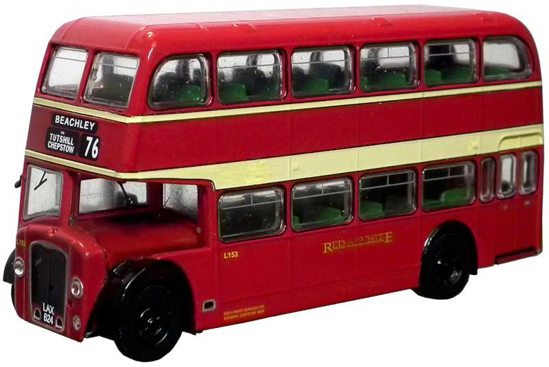 Bristol Lodekka LD6G - Red & White (76) 1:76 – diecast model