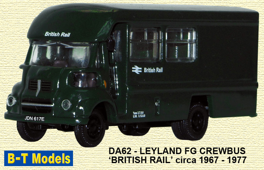 Leyland FG Crewbus - British Rail (Green) 1:76 – diecast model