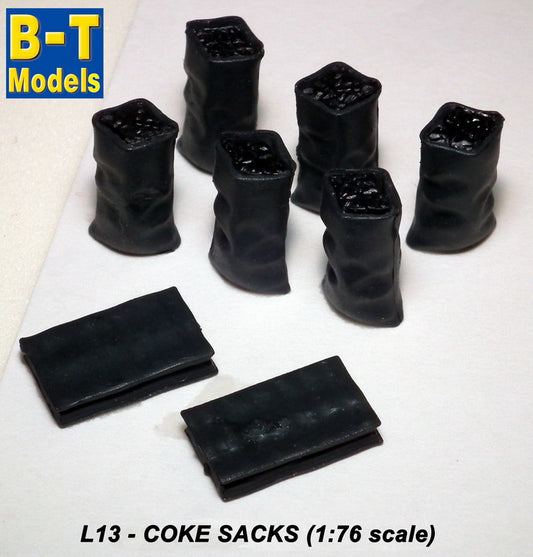 Available To Order – Coke Sacks (Full & Empty) 1:76 B-T Models Model (BTO L13)