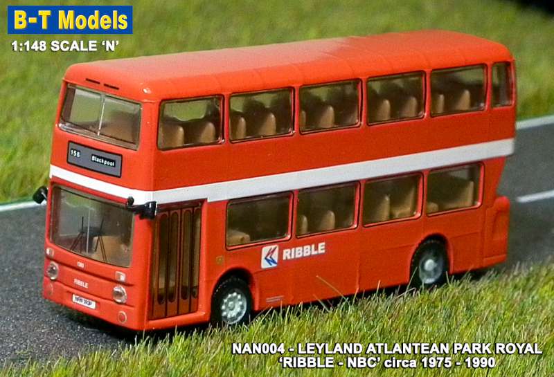 Available To Order – Leyland Atlantean PR - Ribble NBC 1:148 B-T Models Model (BTO NAN004)