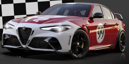 Available To Order – Alfa Romeo Giulia Gtam #99 Racing 2020 Alfa Red/white Mb 2020 1:18 Burago Model (BUR 01449)