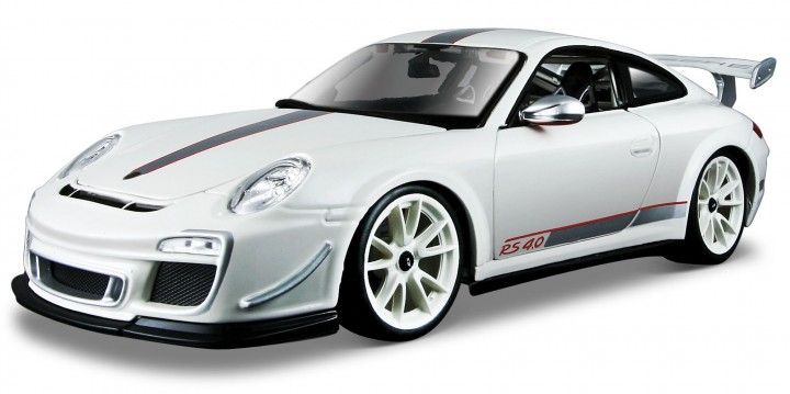 Available To Order – Porsche 911 GT3 RS 4.0 2012 - White 1:18 Bburago Model (BUR 11036W)