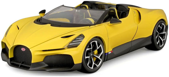 Available To Order – Bugatti W16 Mistral Cabriolet Yellow 1:18 (BUR 11051Y)