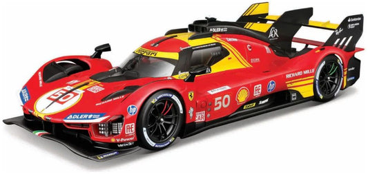 Available To Order – Ferrari 499P 24h Le Mans Hypercar 2024 Champion #50 Acrylic Case and Stand 1:18 (BUR 16312)