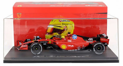 Available To Order – Ferrari SF-23 F1 Scuderia Ferrari HP #44 Fiorano 2025 Hamilton w/Driver + Case 1:18 (BUR 16820H)