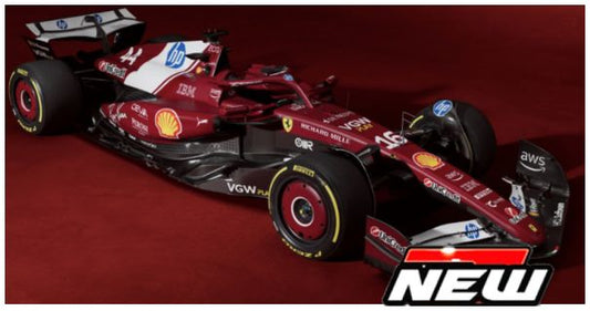 Available To Order – Ferrari SF-25 #16 Charles Leclerc Season Car 2025 Hard Case 1:18 (BUR 16822L)