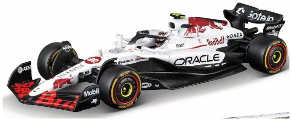 Available To Order – Red Bull Racing RB21 2025 Tsunoda w/Helmet Japan GP 1:18 Bburago Model (BUR 18005T)