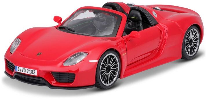 Available to Order – Porsche 918 Spyder 2015 Red 1:24 (BUR 21076R)
