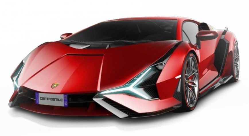 Available to Order – Lamborghini Sian FKP 37 Red 1:24 (BUR 21099R)