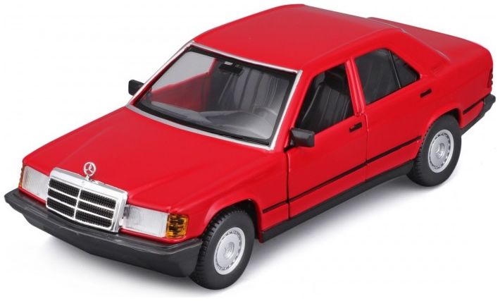 Available to Order – Mercedes Benz 190E 1987 Red 1:24 (BUR 21103R)