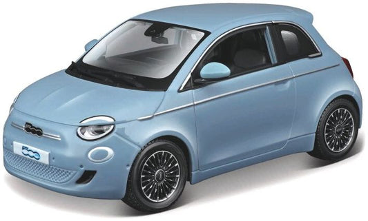 Available To Order – Fiat 500e Blue 1:24 (BUR 21110B)