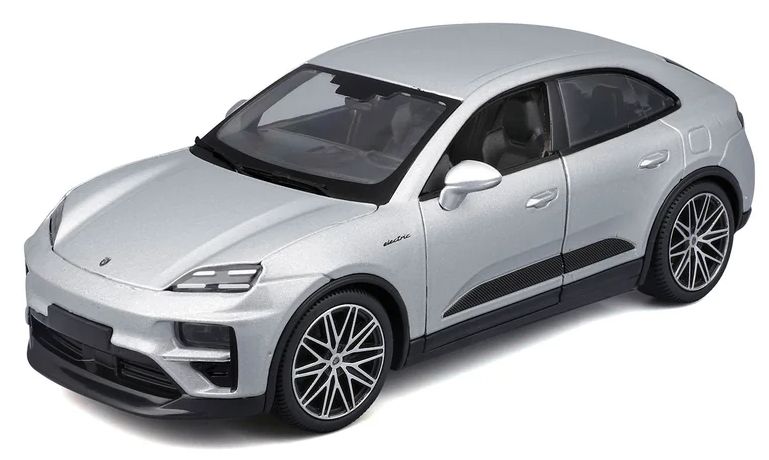 Available to Order – Porsche Macan 4 electric - Silver 1:24 (BUR 21114S)