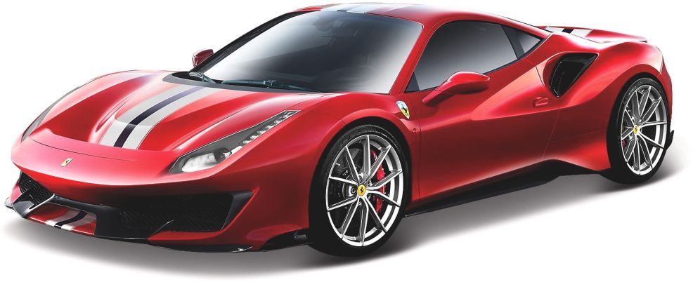 Available To Order – Ferrari 488 Pista Race&Play Red/White/Blac 1:24 Bburago Model (BUR 26026)
