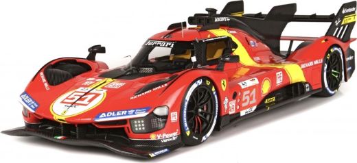 Available To Order – Ferrari 499P #51 Calado/Giovinazzi/Pier Guidi Winner 24H Le Mans 2023 Kit 1:24 Bburago Model (BUR 26583)