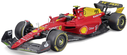 Available To Order – Ferrari F1-75 Monza 75th Anniversary 2022 #55 Carlos Sainz 1:24 (BUR 26806S)