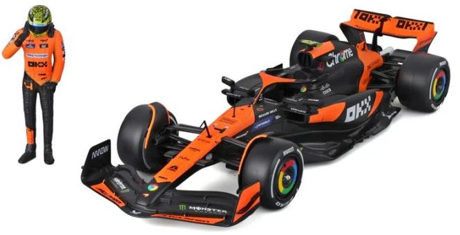 Available to Order – McLaren MCL38 F1 2024 Norris w/Driver Figure 1:24 (BUR 28040N)