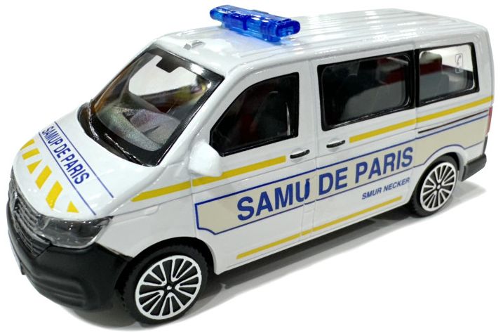 Available to Order – VW T6.1 Transporter Samu De Paris 2020 1:43 (BUR 30448S)