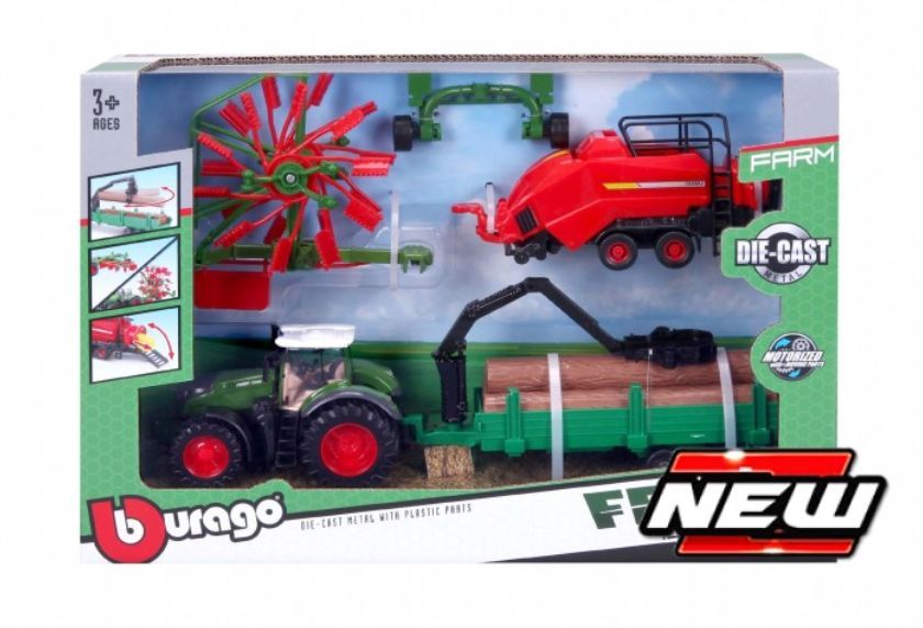 Available To Order – Fendt 1050 Vario Motorized w/Whirl Rake/ Baler Lifter/Tree Forwarder 10CM (BUR 31668F)