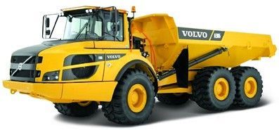 Volvo A25G Articulated Hauler Yellow/Grey Yellow/Grey 1:50 – diecast model