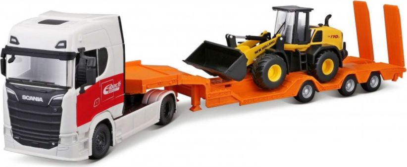 Available to Order – Mercedes Cab w/Lowloader & Bobcat 1:43 (BUR 32313)