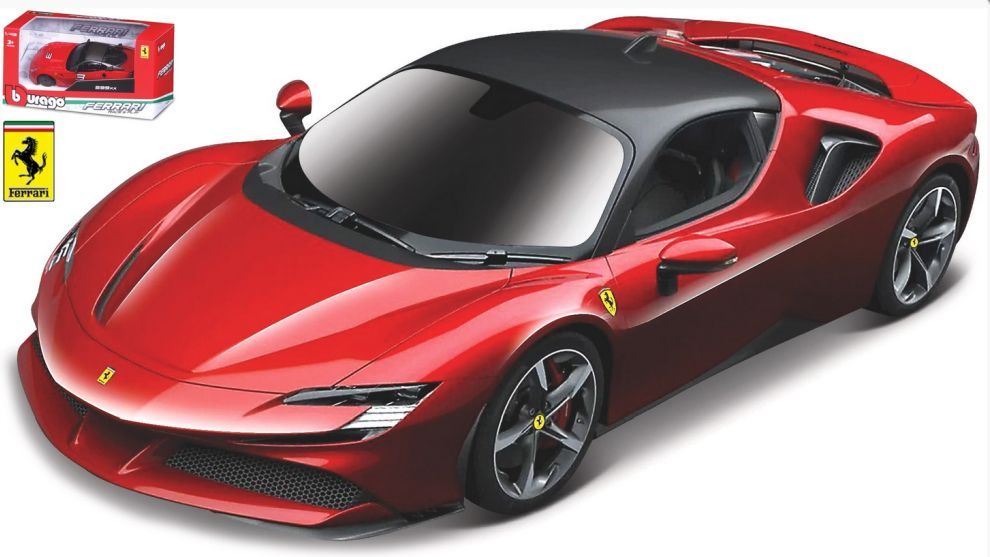 Available To Order – Ferrari SF90 Stradale Red 1:43 Bburago Model (BUR 36053R)