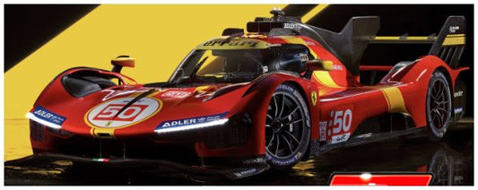 Ferrari 499P 3.0L Turbo V6 #50 Fuoco Nielsen/Molina 24h Le Mans 2025 1:43 Bburago Model