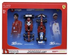 Ferrari SF-25 2025 Leclerc Driver Two Pack 1:43 Bburago Model