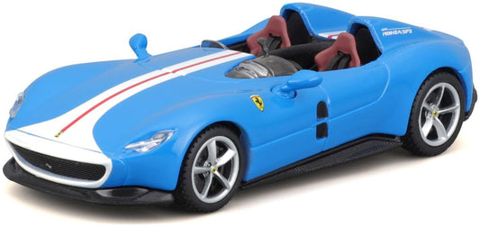 Ferrari Monza SP2 Convertible Light Blue White nose and centre stripe 1:43 – diecast model