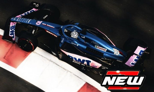 Available To Order – Alpine F1 Team A523  #10 Pierre Gasly - W/Case + Figure 1:43 Bburago Model (BUR 38073G)