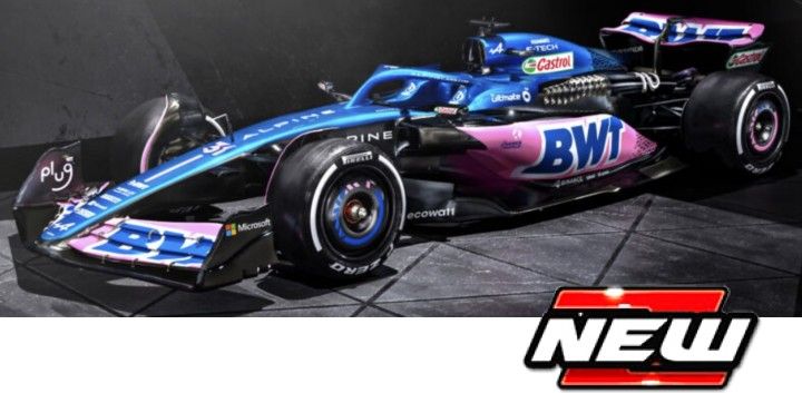 Alpine F1 Team A523 #31 Esteban Ocon - W/Case + Figure 1:43 – diecast model