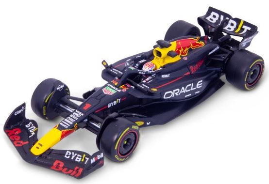 Available to Order – Red Bull Racing RB20 F1 2024 Verstappen w/Helmet Showcase 1:43 (BUR 38098V)