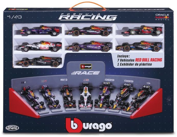 Available to Order – Red Bull F1 2013 - 2024 7 Car Set 1:43 (BUR 38168)