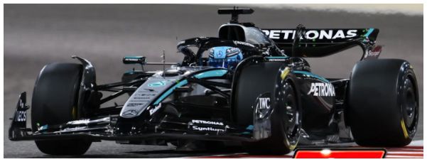 Mercedes Benz AMG W16 #63 George Russell 2025 w/Helmet 1:43 – diecast model