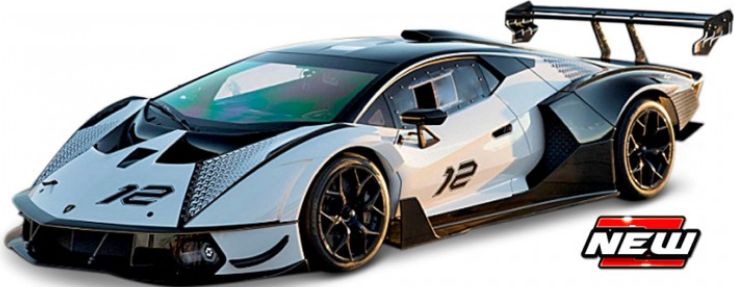 Available to Order – Lamborghini Essenza SCV #12 White/Black 1:32 (BUR 41167W)