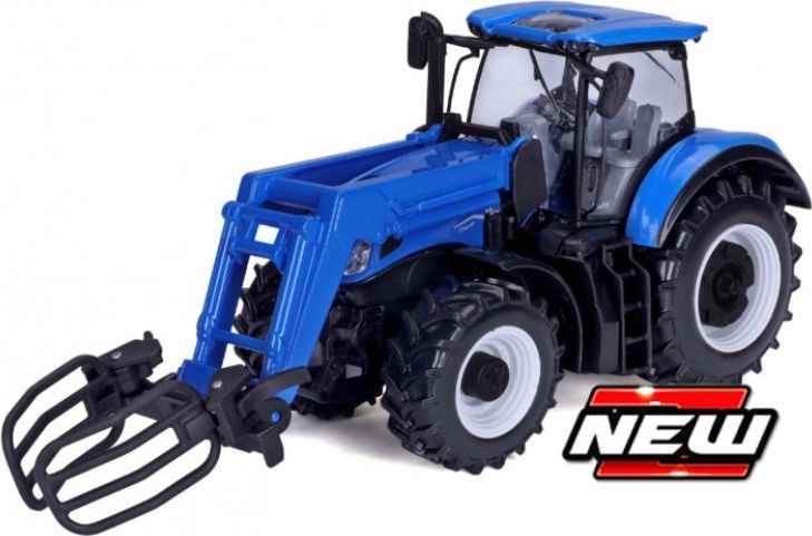 Available To Order – New Holland T7.315 HD Tractor + Front Loader and Subframe 1:32 Bburago Model (BUR 44083)