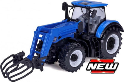 Available To Order – New Holland T7.315 HD Tractor + Front Loader and Subframe 1:32 Bburago Model (BUR 44083)