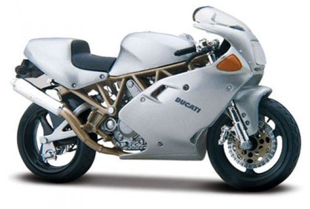 Available To Order – Ducati Supersport 900FE - Silver 1:18 Bburago Model (BUR 51063)