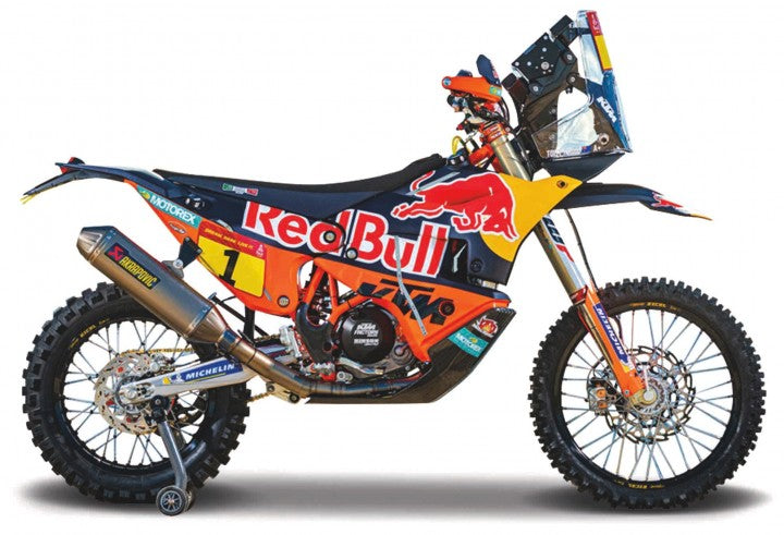 Available to Order – KTM 450 Rally Factory Edition 2019 #1 MATTHIAS WALKNER 1:18 Bburago Model (BUR 51086)
