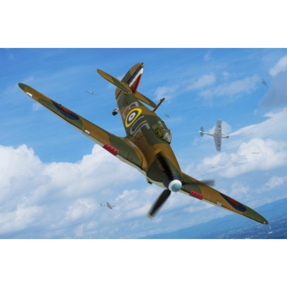 THIS ITEM IS AVAILABLE TO ORDER FROM OUR SUPPLIER - 1:72 CORGI CA27609 HAWKER HURRICANE MK.I - P/O 'BILLY' FISKE - BATTLE OF BRITAIN 85