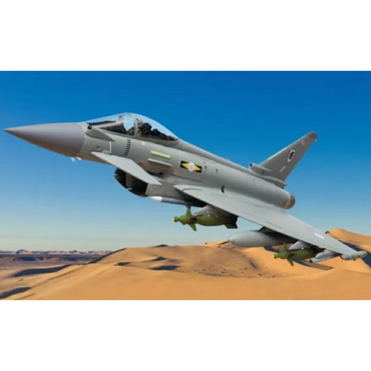 THIS ITEM IS AVAILABLE TO ORDER FROM OUR SUPPLIER - 1:48 CORGI AVIATION CA29002 EUROFIGHTER TYPHOON FGR.4 ZJ935/DJ, RAF NO.11 SQUADRON, OPERATION ELLAMY DEPLOYMENT, GIOIA DEL COLLE AIR BASE, 2011