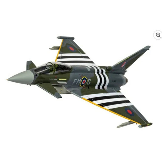 THIS ITEM IS AVAILABLE TO ORDER FROM OUR SUPPLIER - 1:48 CORGI AVIATION CA29004 EUROFIGHTER TYPHOON FGR4 MOGGY RAF NO.29 SQN 2024 D-DAY ANNIVERSARY DISPLAY SCHEME