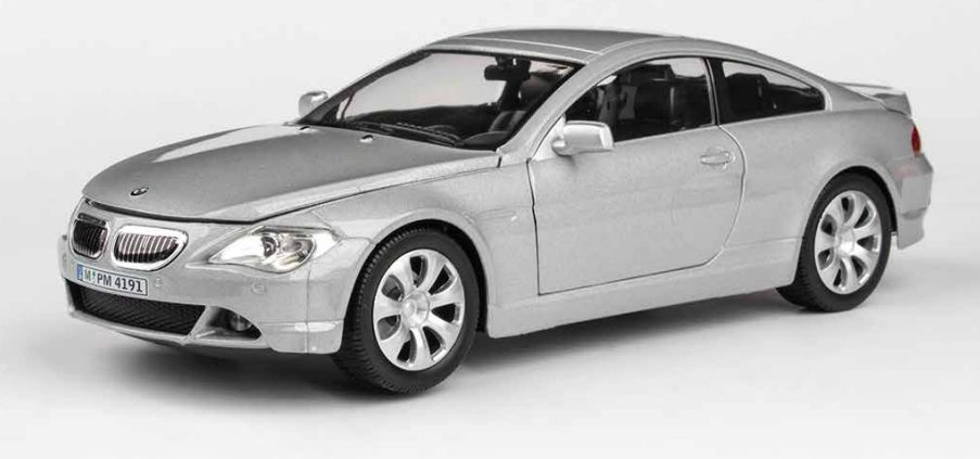 Available To Order – BMW 6 Series Silver 1:24 (CAR 125-011)
