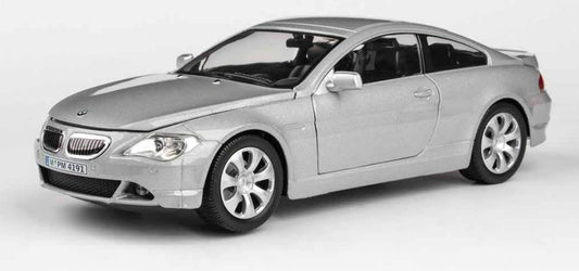 Available To Order – BMW 6 Series Silver 1:24 (CAR 125-011)