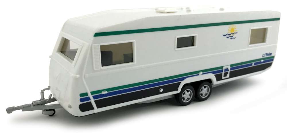 Available To Order – Caravan Big Polar - White/Stripes (Long) (4-92710) 1:43 (CAR 251-ND4)