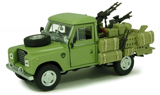 Available to Order – Land Rover S3 109 - Army Gun Truck 1:43 (CAR 251XND-004)