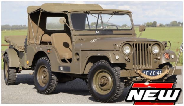 Available To Order – NECAF 1:4 Ton NL 1955 + Trailer Closed Top 1:43 Cararama Model (CAR NECAF02)